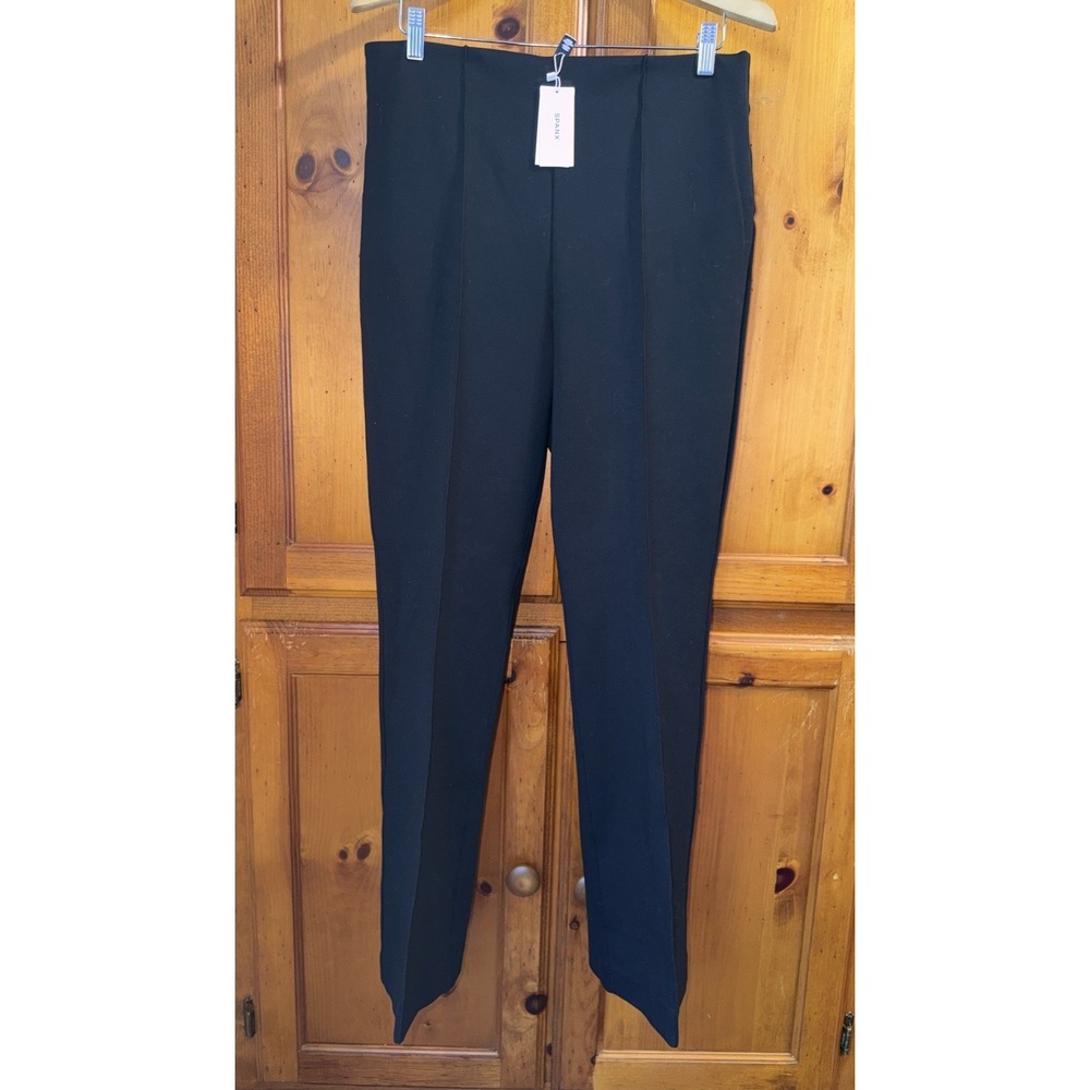 SPANX Women's XL Ponte Micro Flare Wide Leg Pants Black Supersmooth PerfectFit